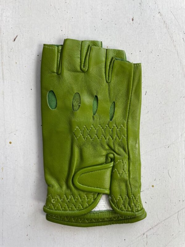 Stylish Leather Driving Gloves for Men – Perforated, Breathable & Comfortable Fit - Image 2