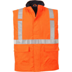 Flame-Resistant Hi-Vis Jacket for Safety | Anti-Static & Weatherproof